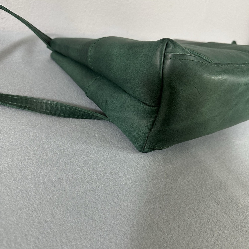 Portland Leather Goods Crossbody Bag Charlotte Green - Picture 4 of 11